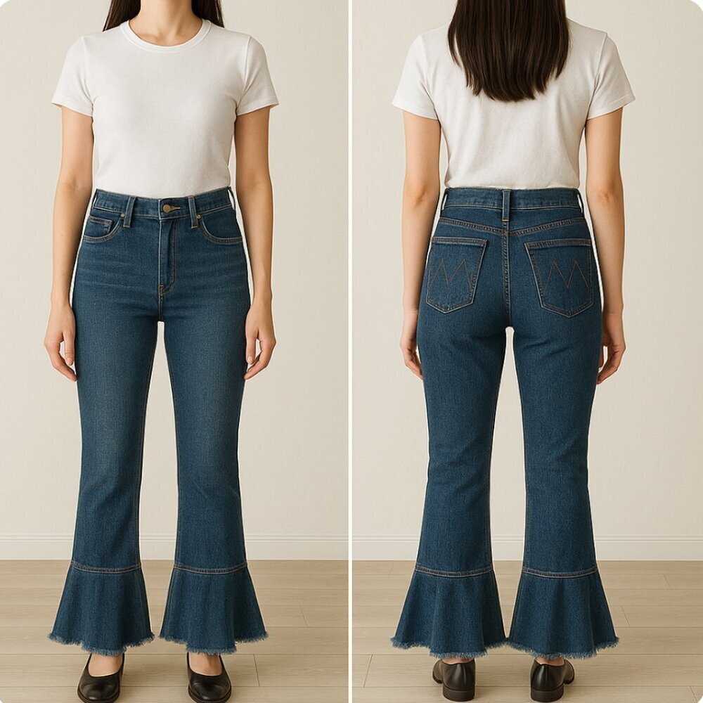 MOTHER The Cha Cha Fray Jeans in Girl Crush women's size 25